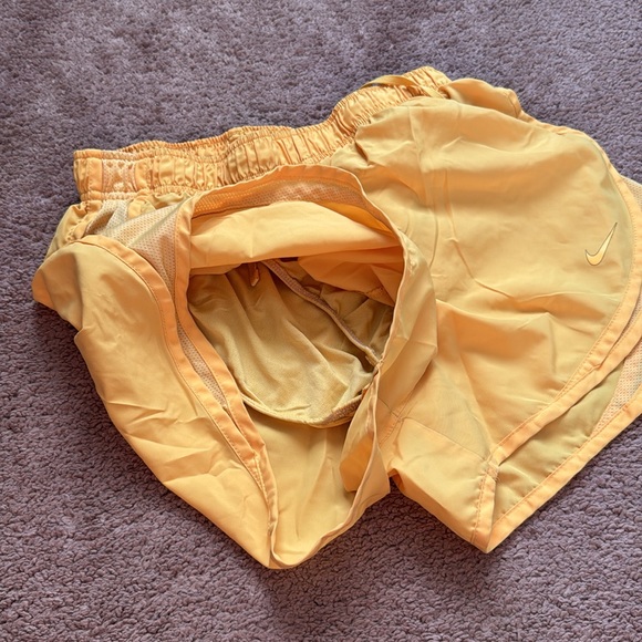 Yellow Nike Running Shorts. Size M. - Picture 3 of 3